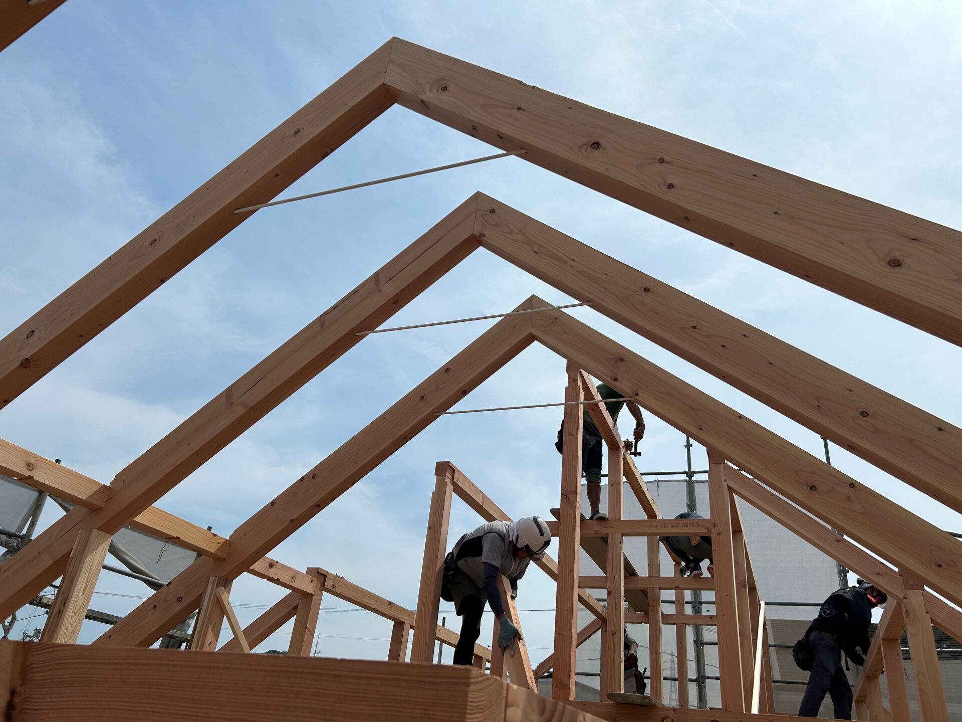 住宅　2024竣工　２階建て　在来軸組工法